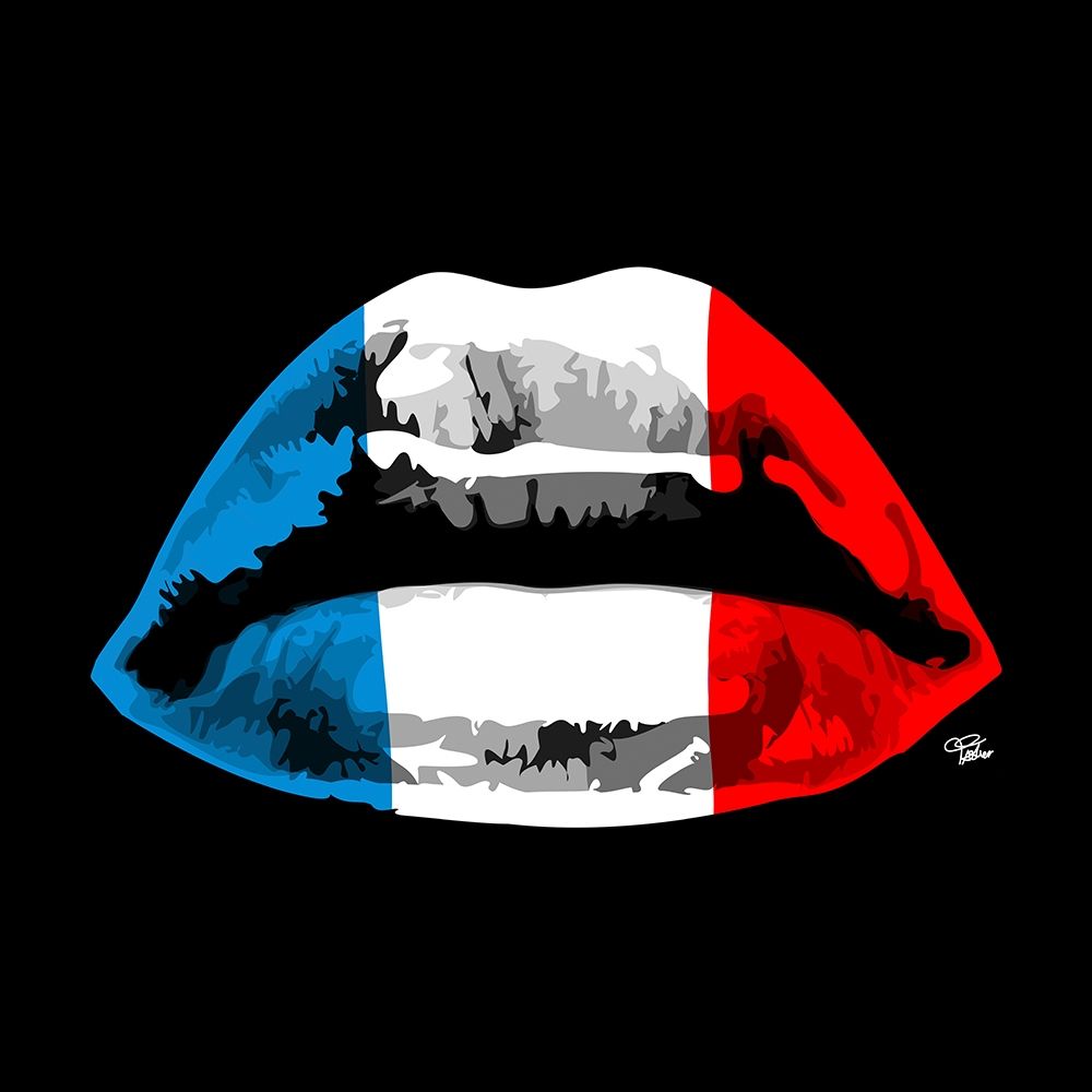 French Kiss art print by Morgan Paslier for $57.95 CAD