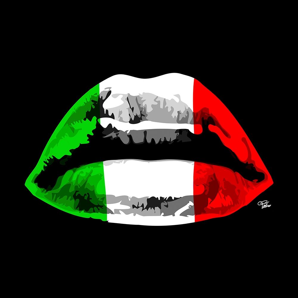 Italian Kiss art print by Morgan Paslier for $57.95 CAD