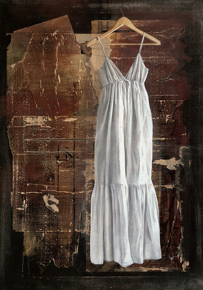 La petite robe blanche art print by Elodie Defontenay for $57.95 CAD