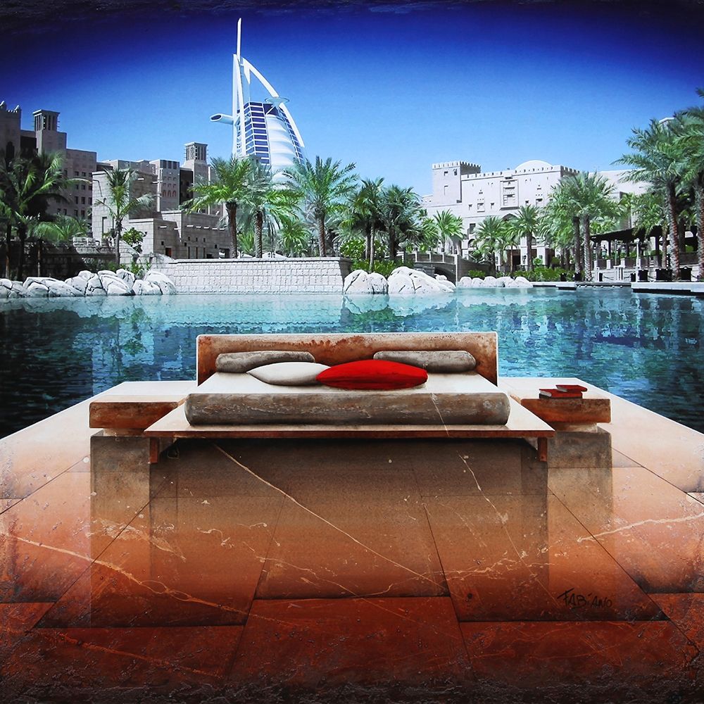 Beautiful View of Dubaï art print by MN.FF for $57.95 CAD