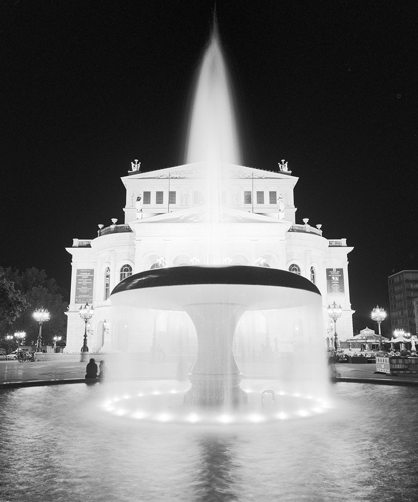 Frankfurt Alte Oper at Night art print by Dave Butcher for $57.95 CAD