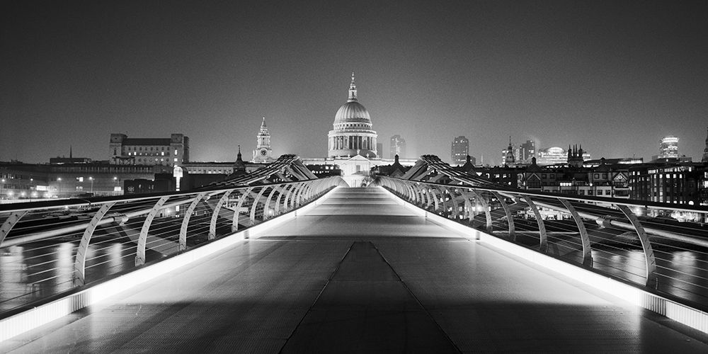 St Paul s Cathedral from London Millenni art print by Dave Butcher for $57.95 CAD