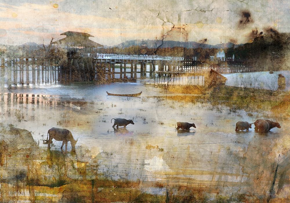 Pont en teck art print by J-M Le Visage for $57.95 CAD