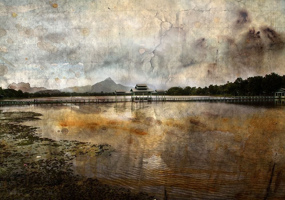 Un pont en reve art print by J-M Le Visage for $57.95 CAD