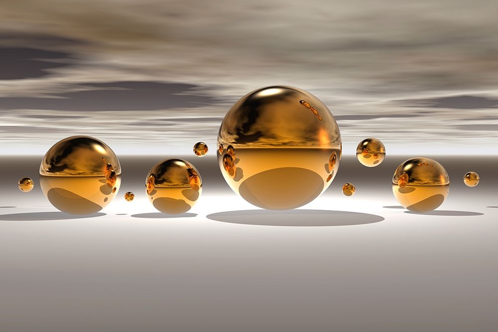 Golden Bowl II art print by Peter Hillert for $57.95 CAD