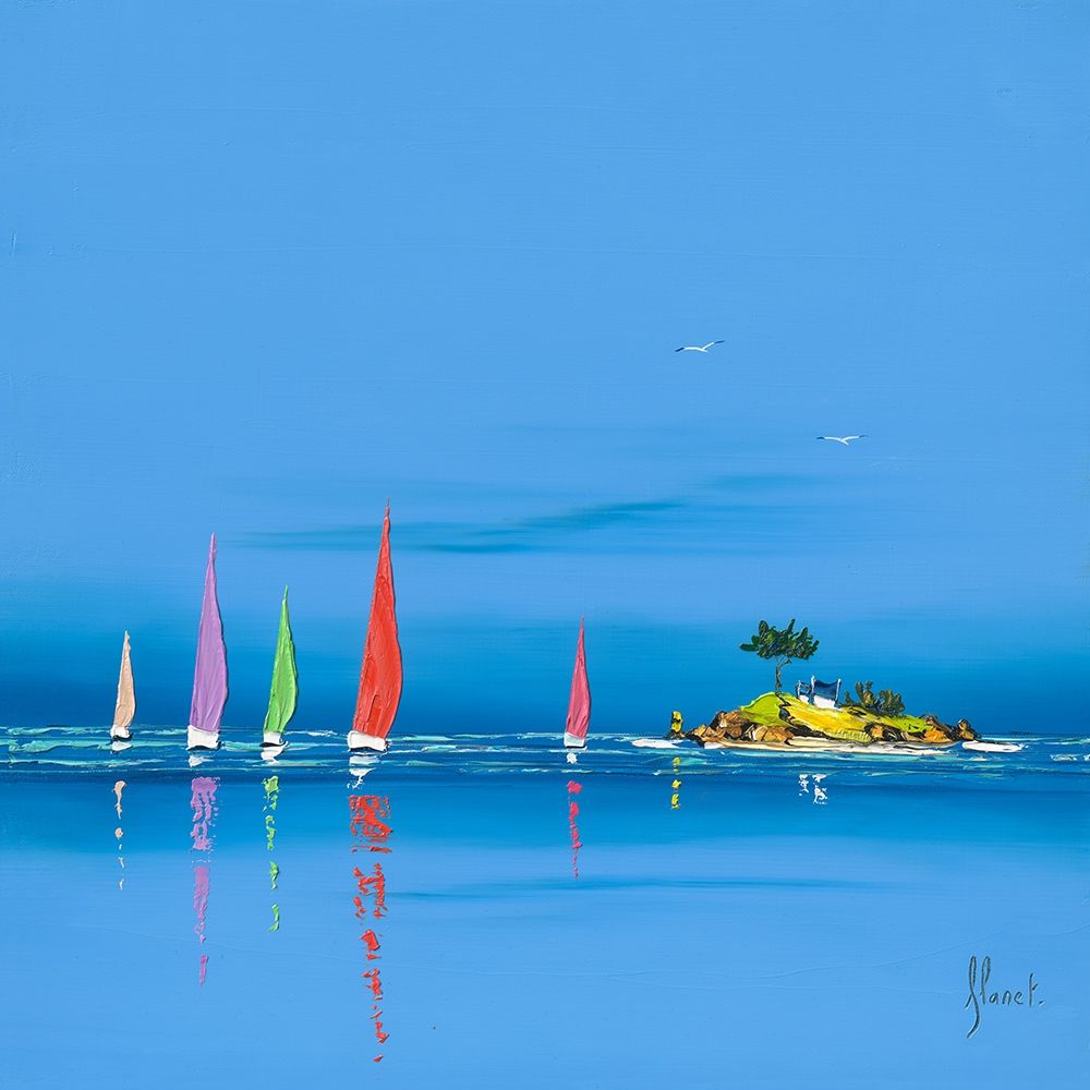 Jour de regate II art print by Frederic Flanet for $57.95 CAD