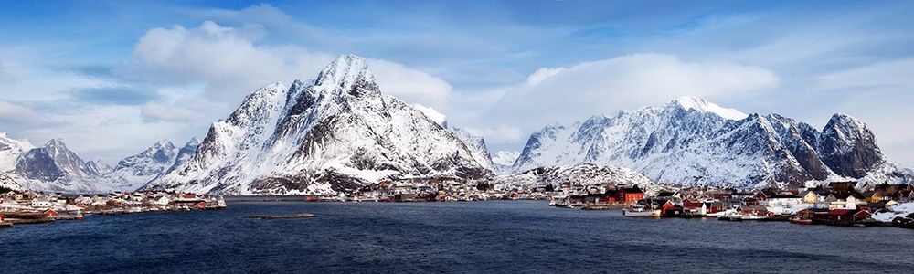 Lofoten Reine Panorama Detail art print by Rolf Fischer for $57.95 CAD