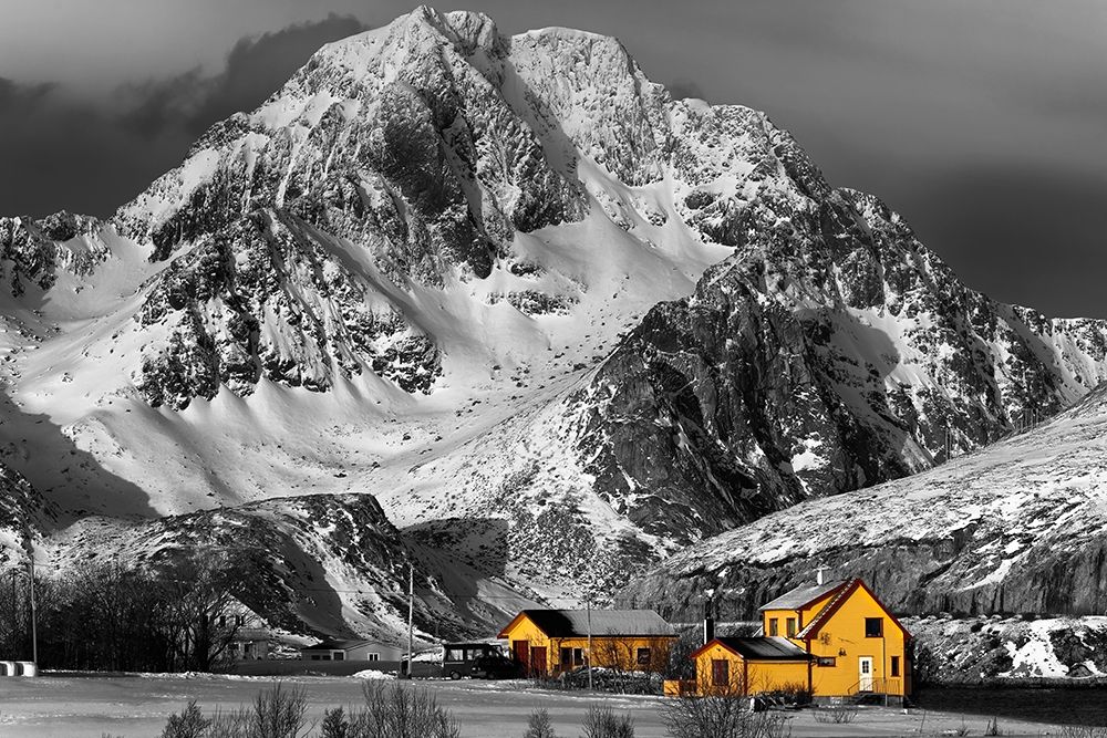 Lofoten Gelben Hauser art print by Rolf Fischer for $57.95 CAD