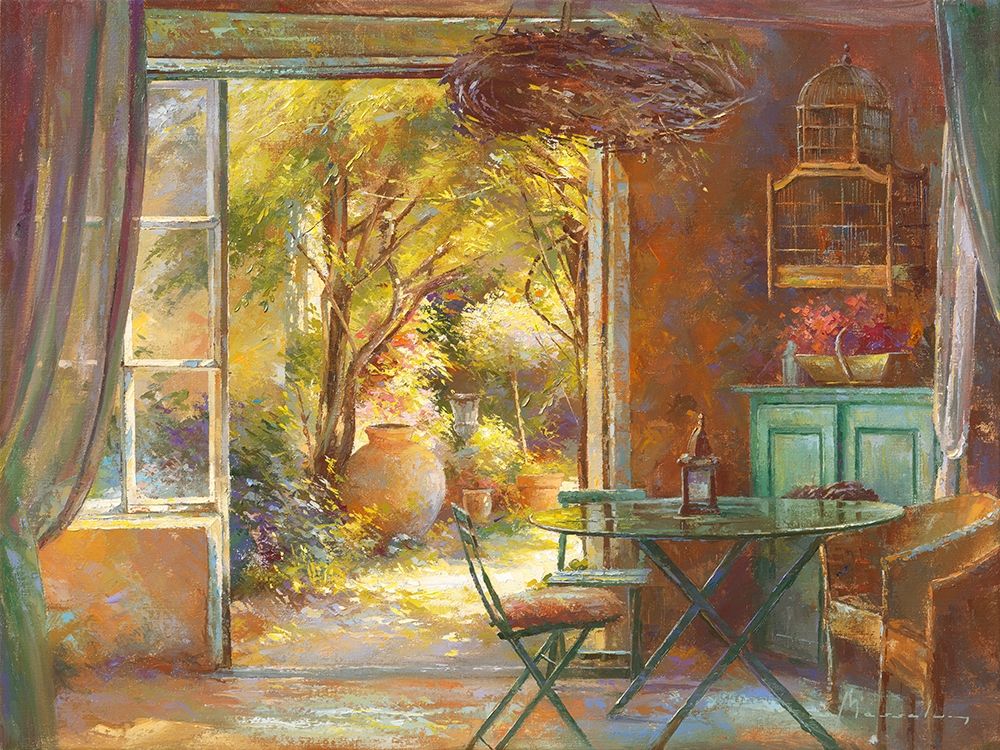 Le jardin de Bernadette art print by Johan Messely for $57.95 CAD