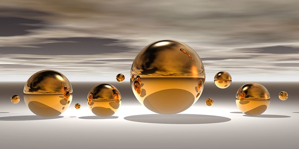 Golden Bowl II art print by Peter Hillert for $57.95 CAD