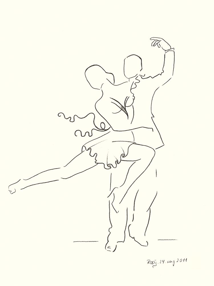 Lets Dance art print by Rosy Schneider for $57.95 CAD