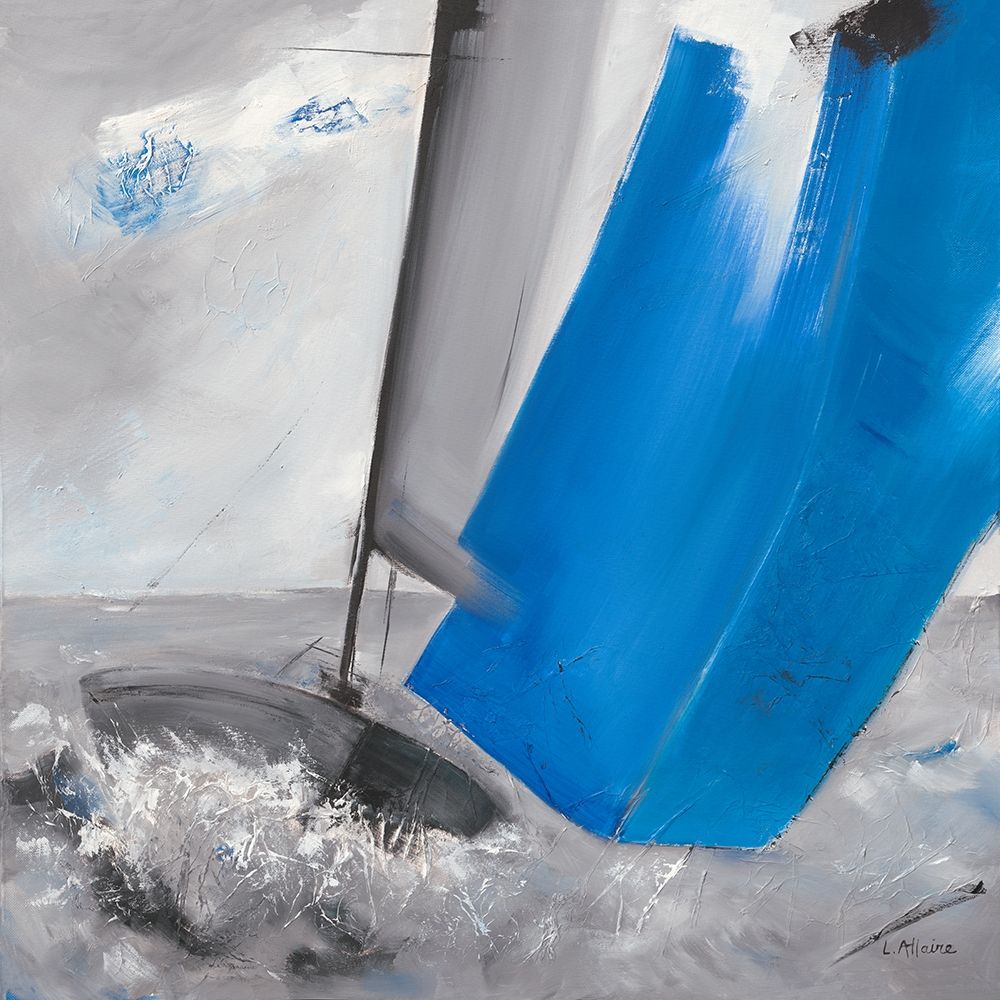 Voile bleue II art print by Lydie Allaire for $57.95 CAD