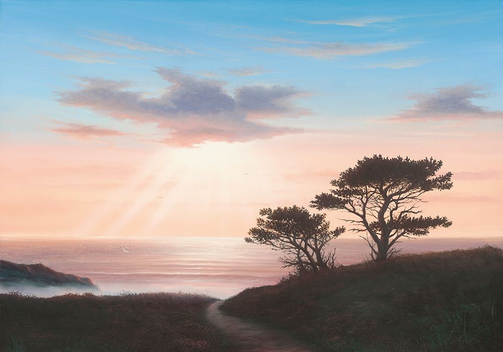Eagles Nest Cornwall art print by John F Sim for $57.95 CAD