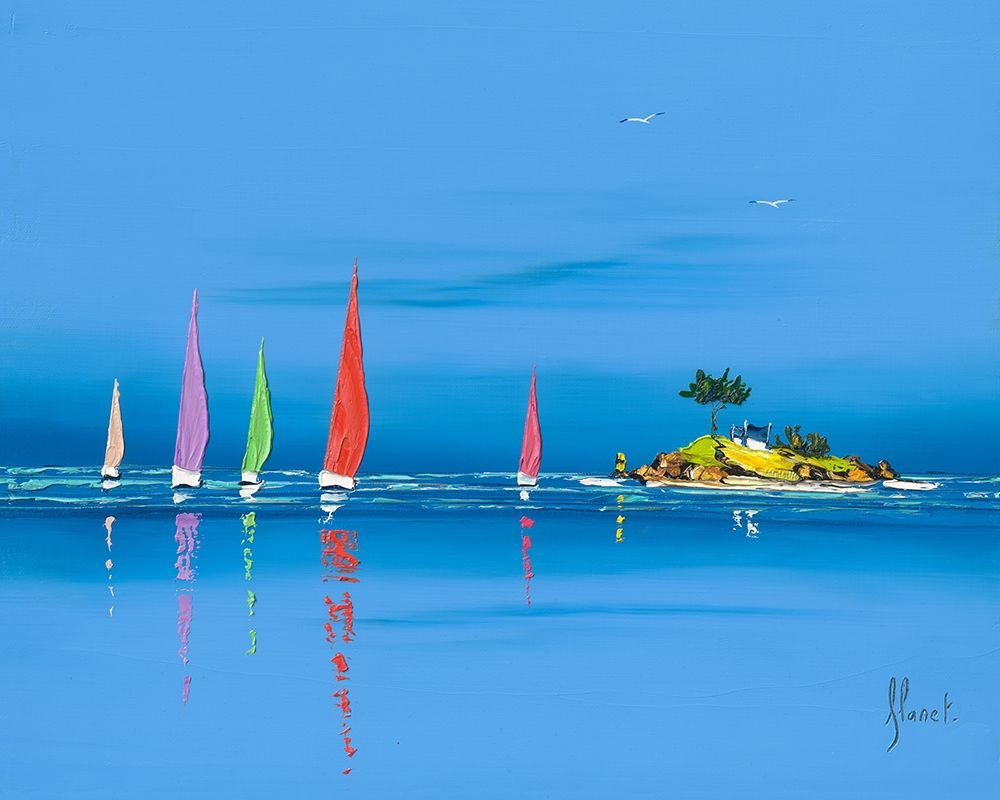 Jour de regate II art print by Frederic Flanet for $57.95 CAD