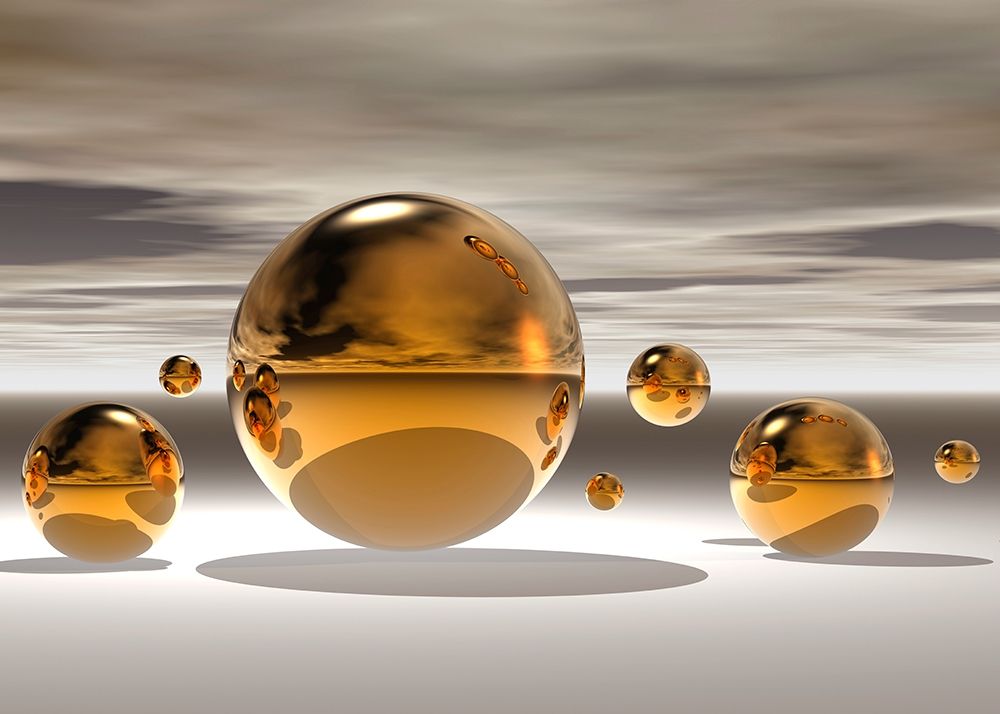 Golden Bowl II art print by Peter Hillert for $57.95 CAD