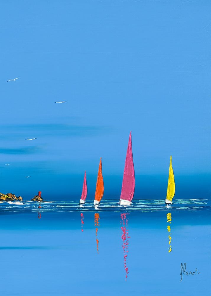 Jour de regate I art print by Frederic Flanet for $57.95 CAD