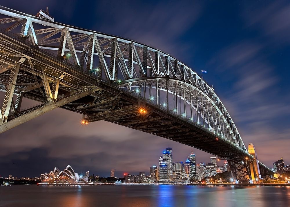 Sydney Harbour Bridge art print by Lothar Ernemann for $57.95 CAD