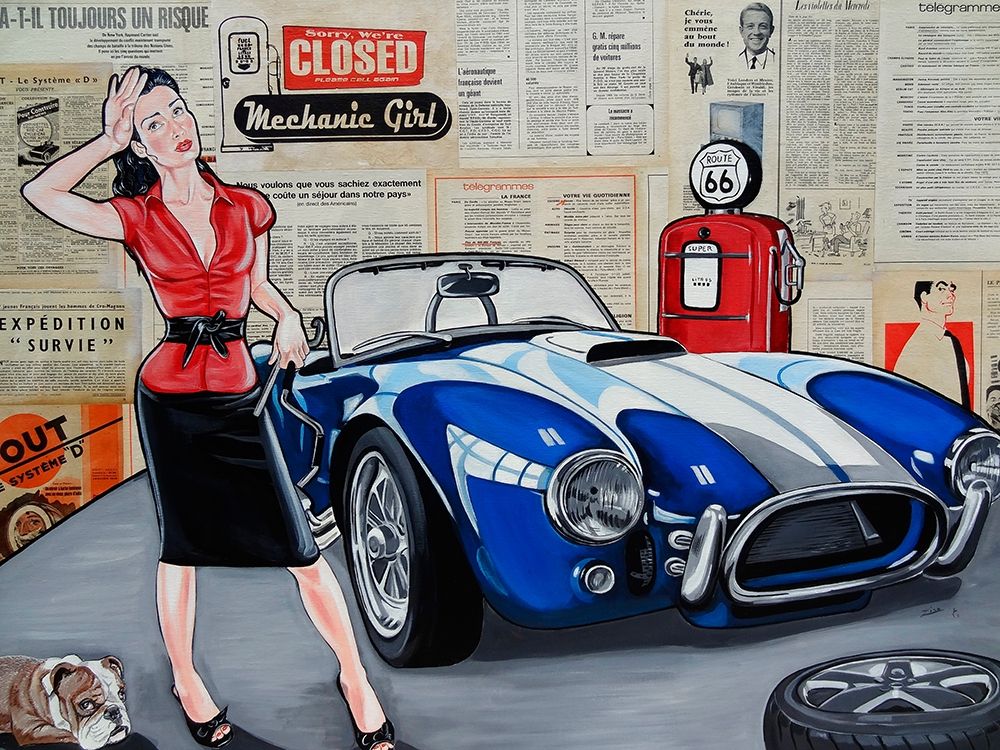 La belle mecanique art print by Lisa.C for $57.95 CAD