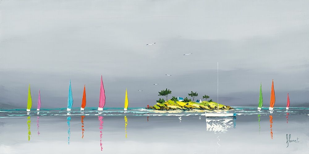Une ile art print by Frederic Flanet for $57.95 CAD