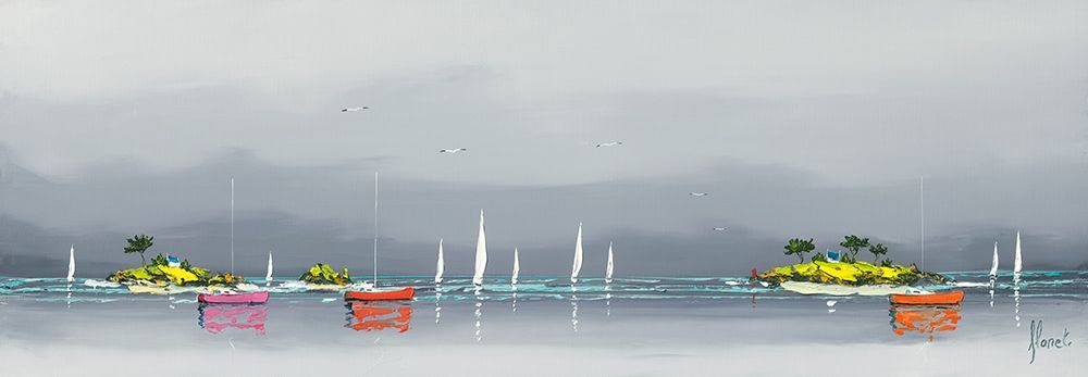Regate du golf art print by Frederic Flanet for $57.95 CAD