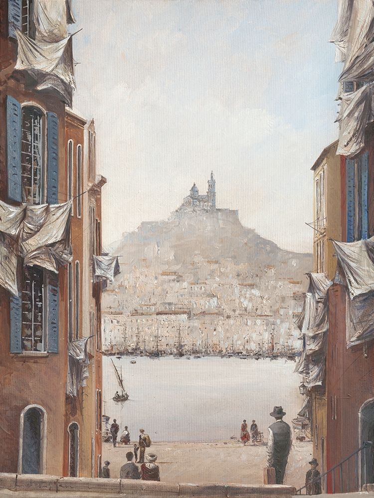 Descente vers le vieux port art print by Yann Letestu for $57.95 CAD