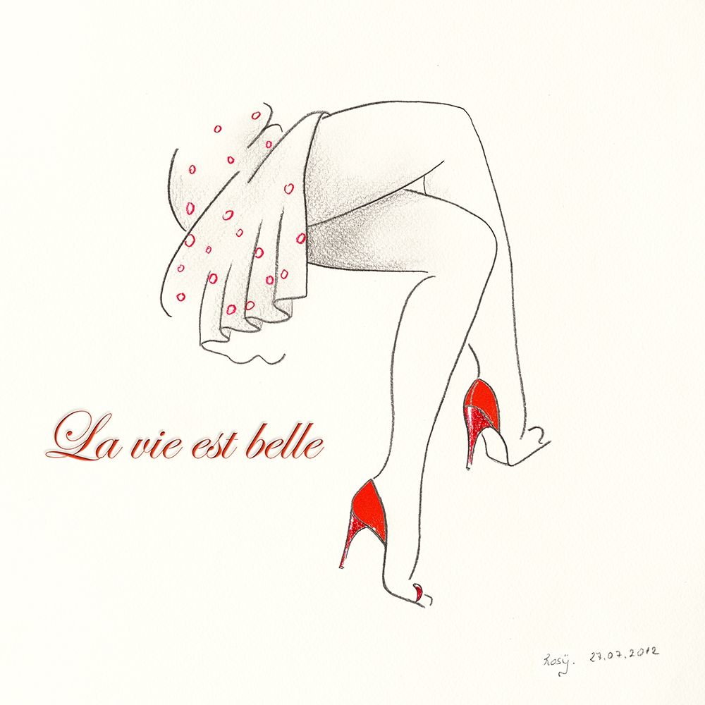 Serie Beine III art print by Rosy Schneider for $57.95 CAD