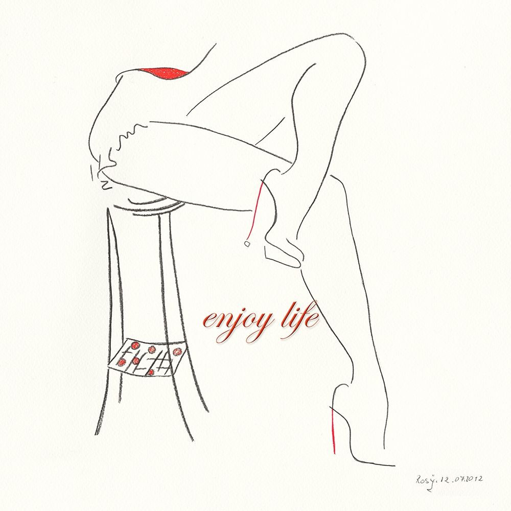 Serie Beine IV art print by Rosy Schneider for $57.95 CAD