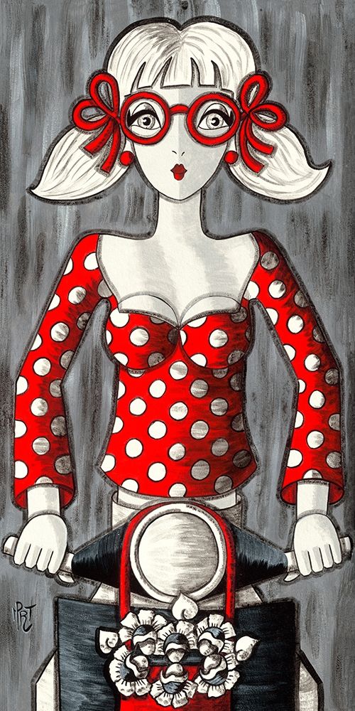 Petite Vespa art print by MIROTA for $57.95 CAD