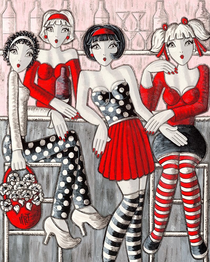 Les demoiselles art print by MIROTA for $57.95 CAD