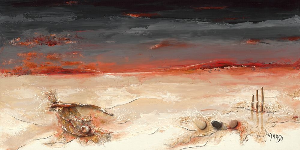 Plage oceane art print by Marso for $57.95 CAD