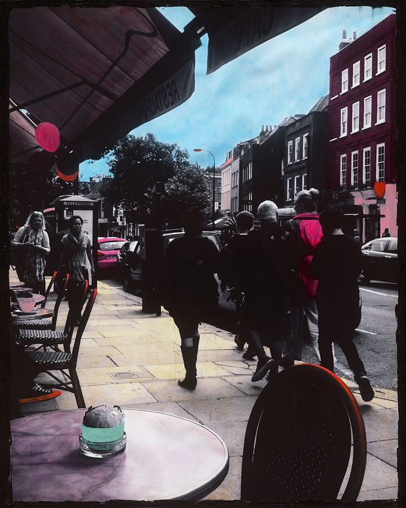 Le cafe rouge art print by Riccardo Simonutti for $57.95 CAD