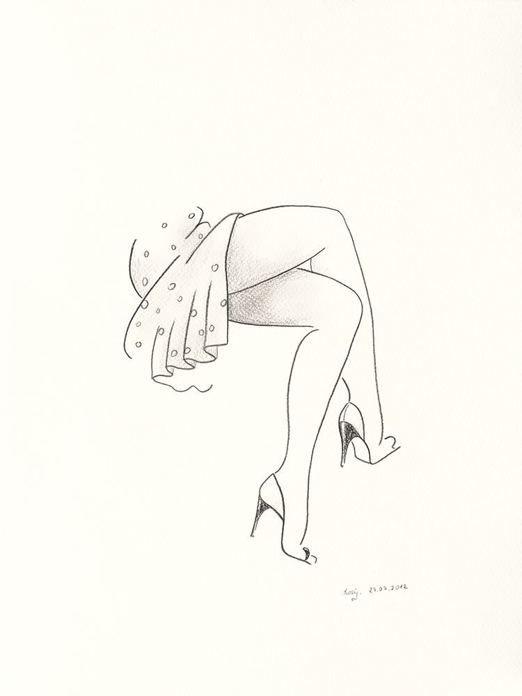 Serie Beine III art print by Rosy Schneider for $57.95 CAD