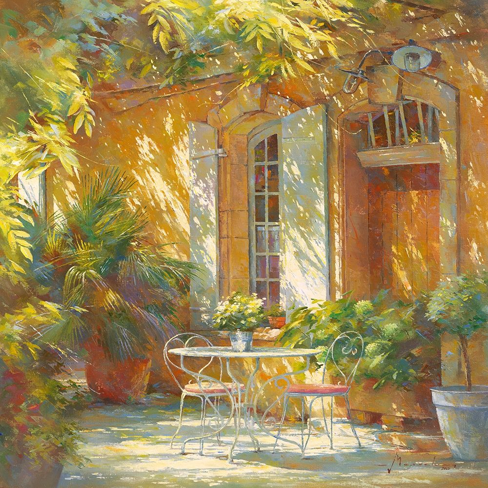 Sous la treille art print by Johan Messely for $57.95 CAD