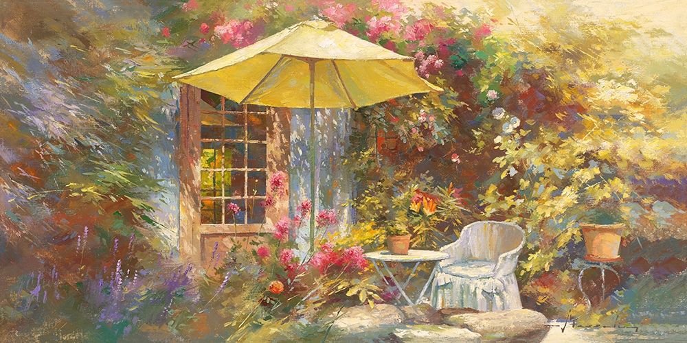 La terrasse de Marie art print by Johan Messely for $57.95 CAD