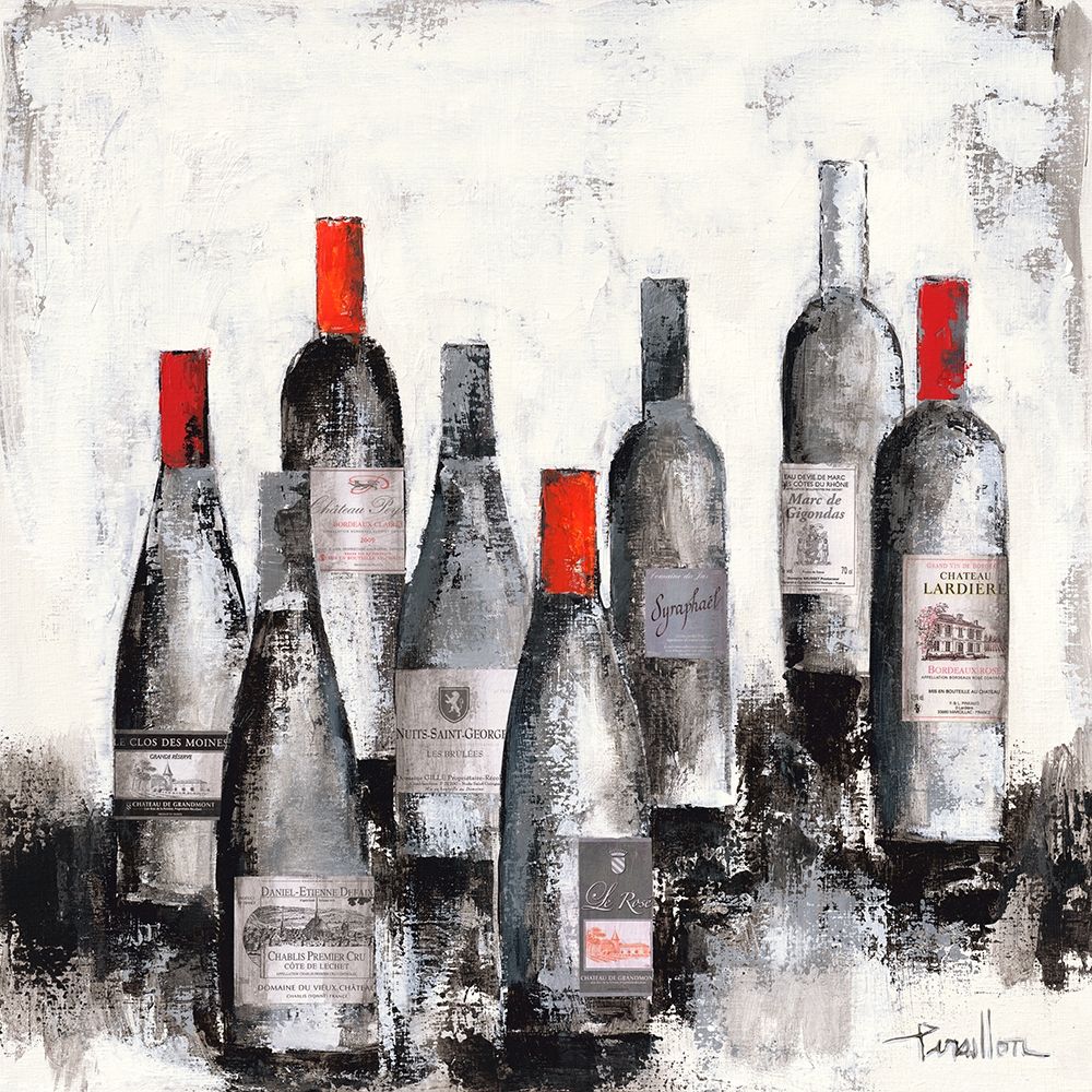 Selection de ma cave VIII art print by Francoise Persillon for $57.95 CAD