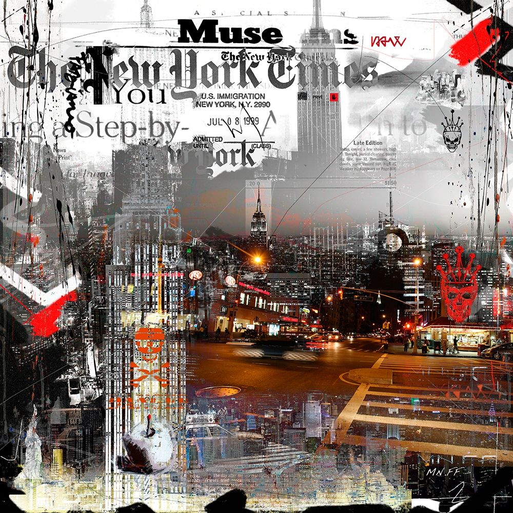Gris New York art print by MN.FF for $57.95 CAD
