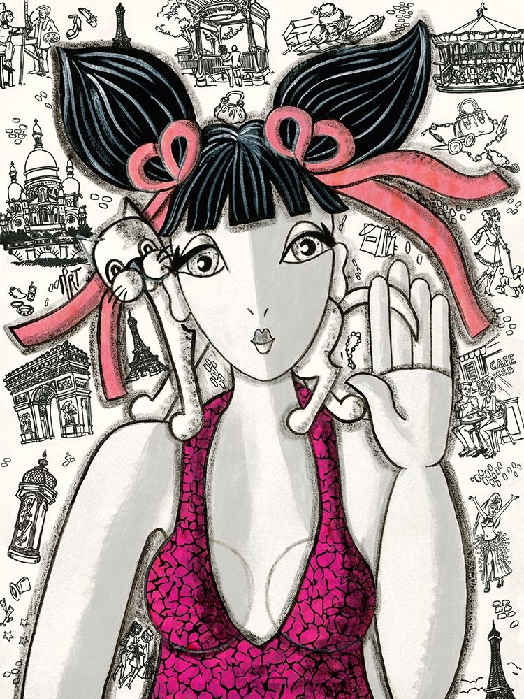 Rose a Paris art print by MIROTA for $57.95 CAD