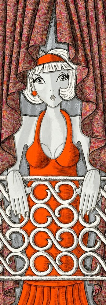 Reverie au balcon art print by MIROTA for $57.95 CAD