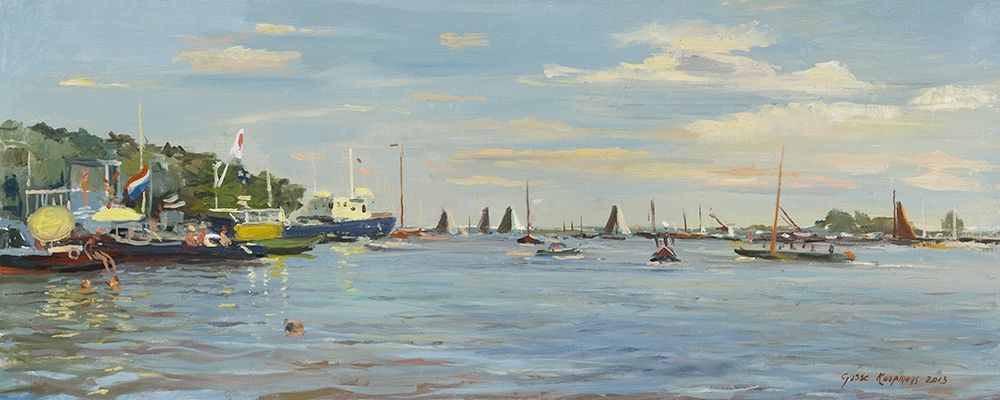 Sk├â┬╗tsjesilen Traditional Sailing art print by Gosse Koopmans for $57.95 CAD