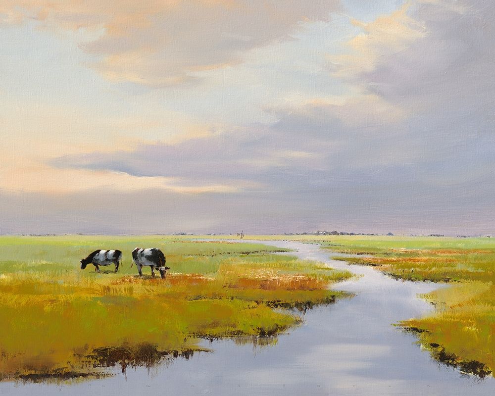 Grazing Cattle art print by Jan Groenhart for $57.95 CAD