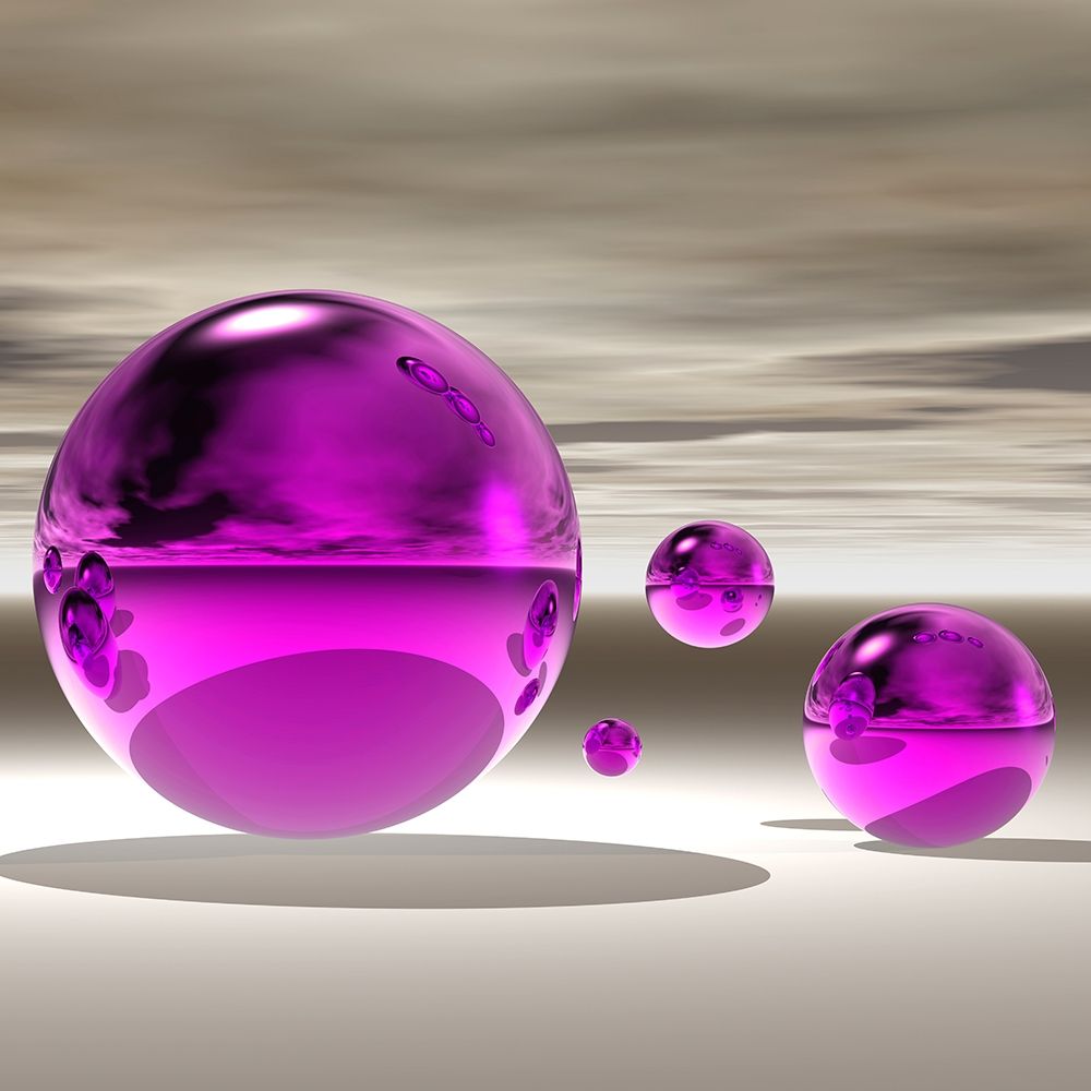 Purple Bowl II art print by Peter Hillert for $57.95 CAD