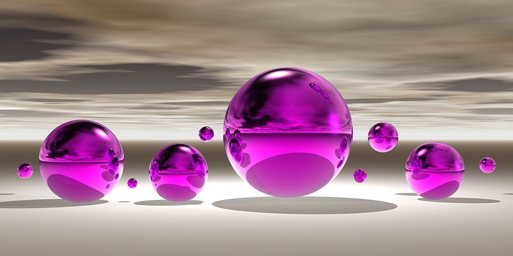 Purple Bowl III art print by Peter Hillert for $57.95 CAD