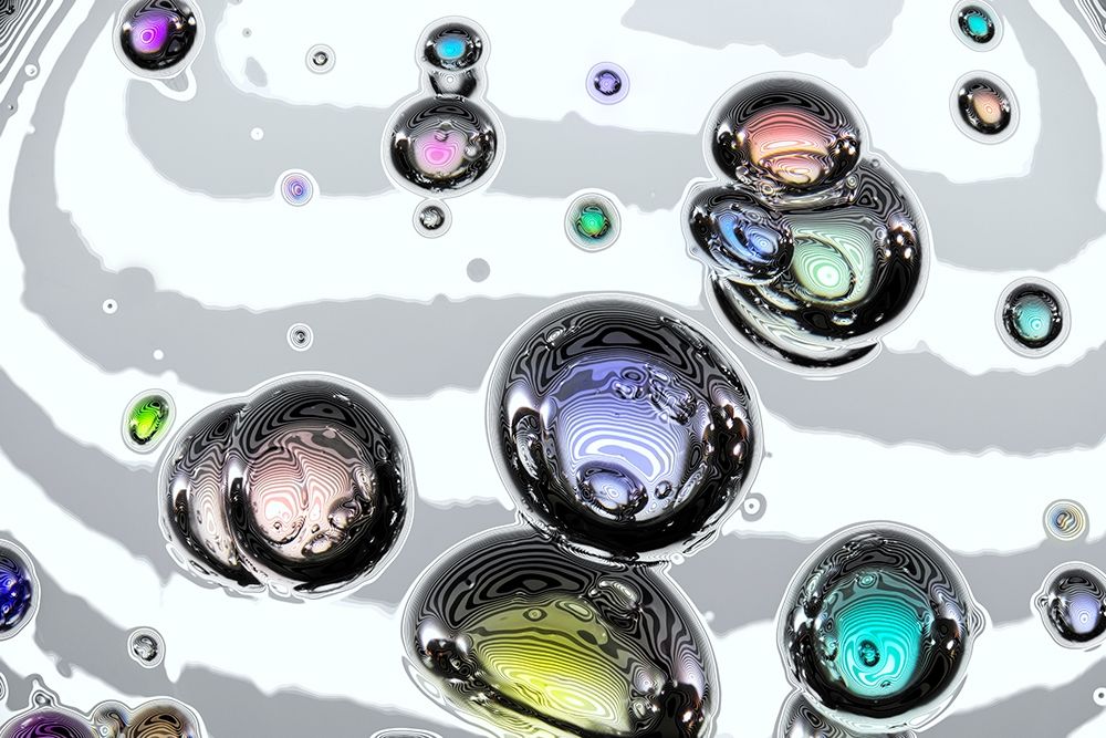 Bubble Color art print by Uwe Steger for $57.95 CAD