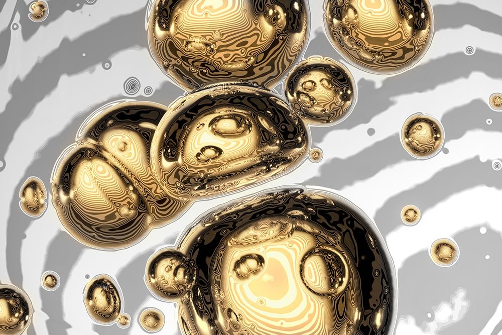 Golden Bubble art print by Uwe Steger for $57.95 CAD