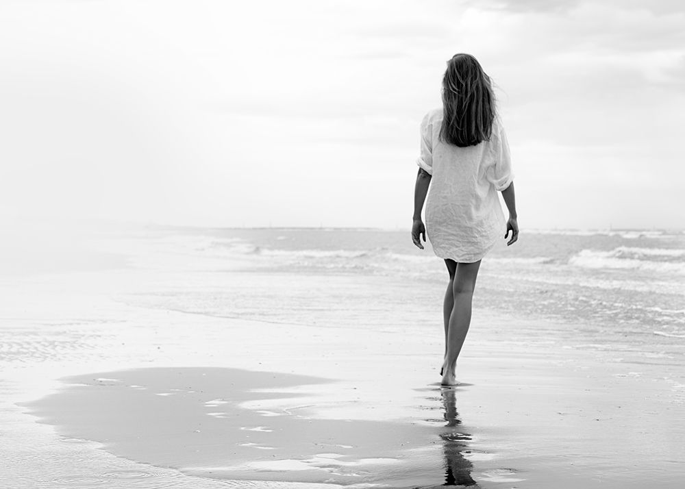 Walking on a White Beach art print by Marco Milillo for $57.95 CAD