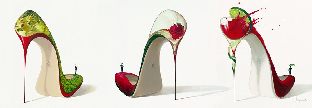 Scarpe da Cocktail art print by Inna Panasenko for $57.95 CAD