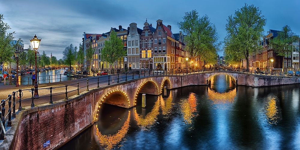 Amsterdam - Grachten art print by Rolf Fischer for $57.95 CAD