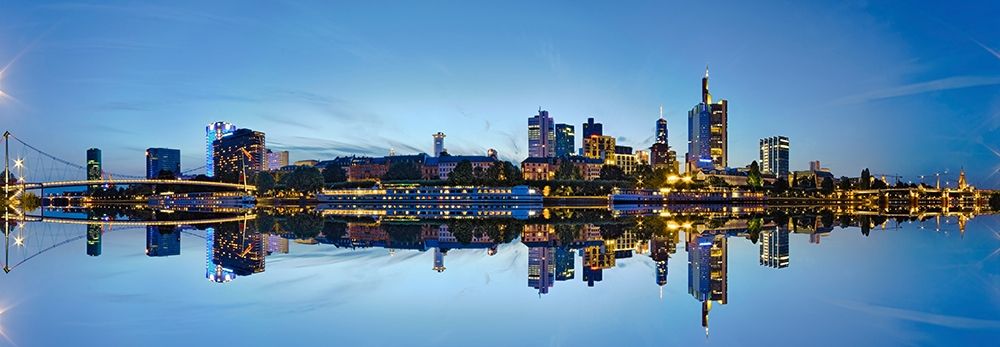 Frankfurt - Panorama art print by Rolf Fischer for $57.95 CAD