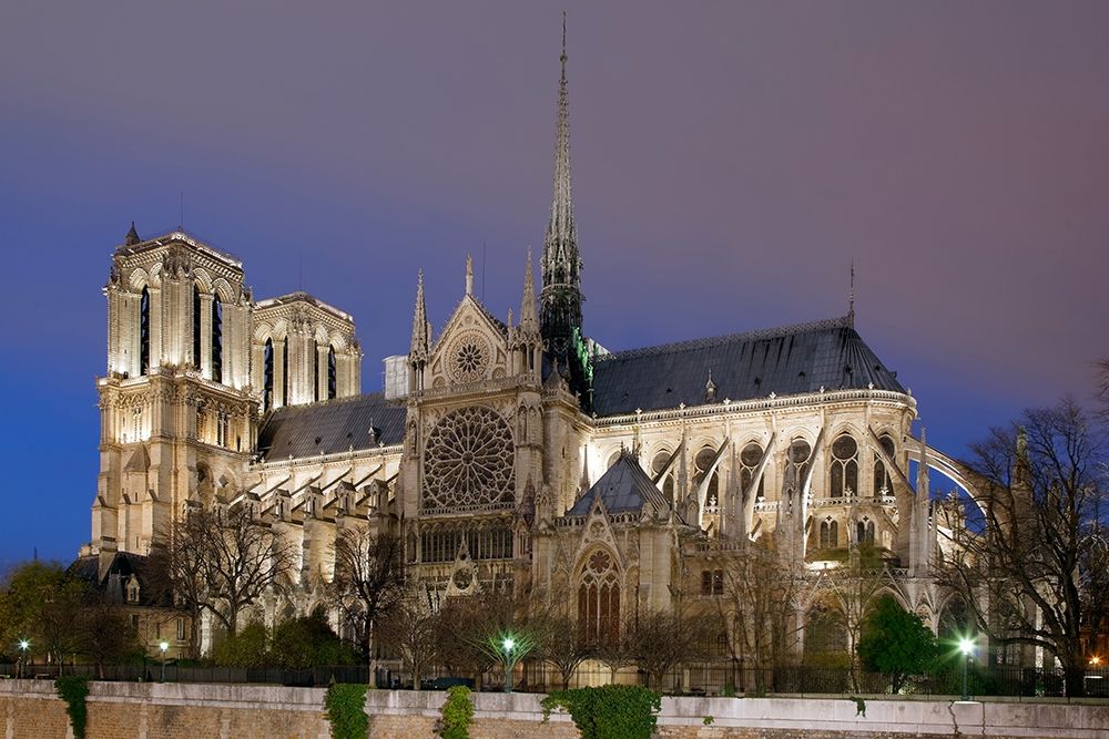 Notre Dame art print by Rolf Fischer for $57.95 CAD