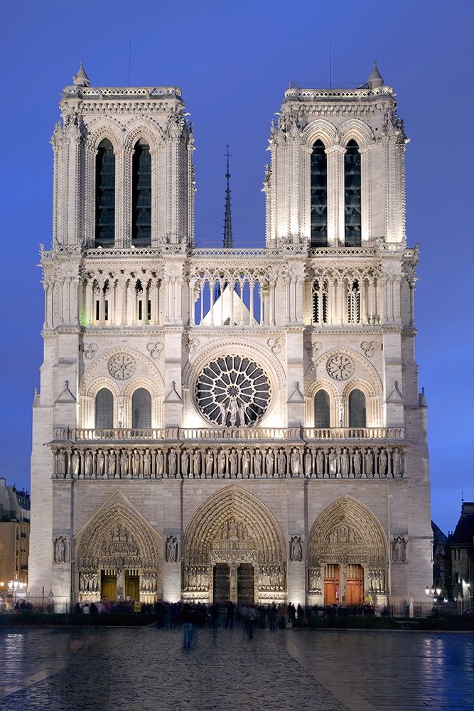 Notre Dame art print by Rolf Fischer for $57.95 CAD